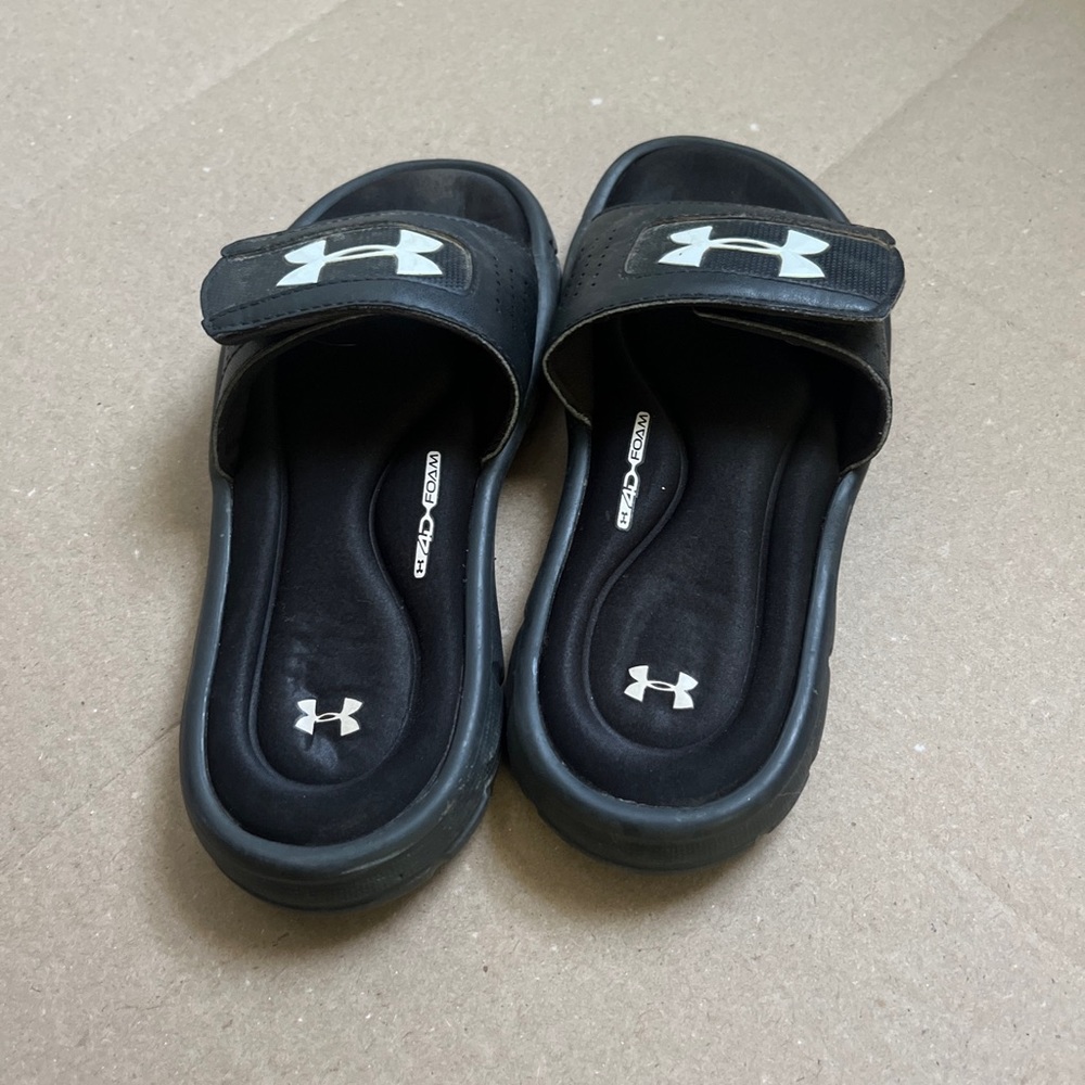 Underarmor Kids Flip Flops Size 3Y